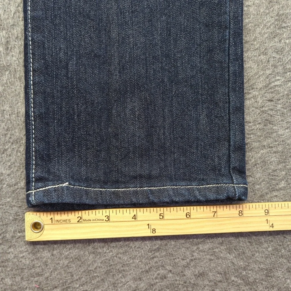 Old Skool Jeans Mens 40x33 Blue Embroidered Baggy Faded Dark Wash Streetwear